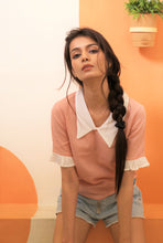 Load image into Gallery viewer, Pastel Pink Collared Top
