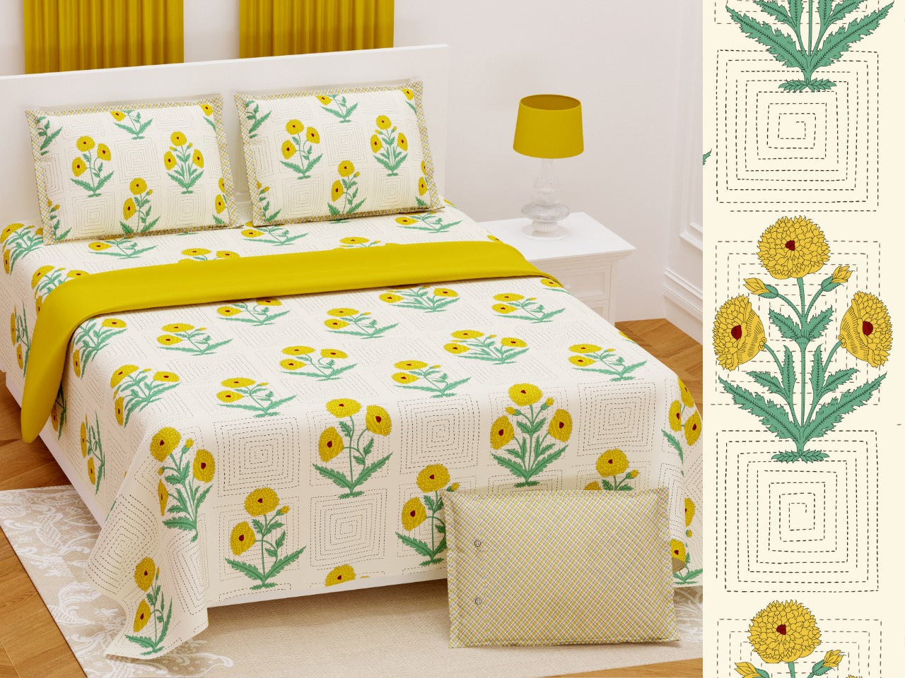 Sunflower Bedsheet