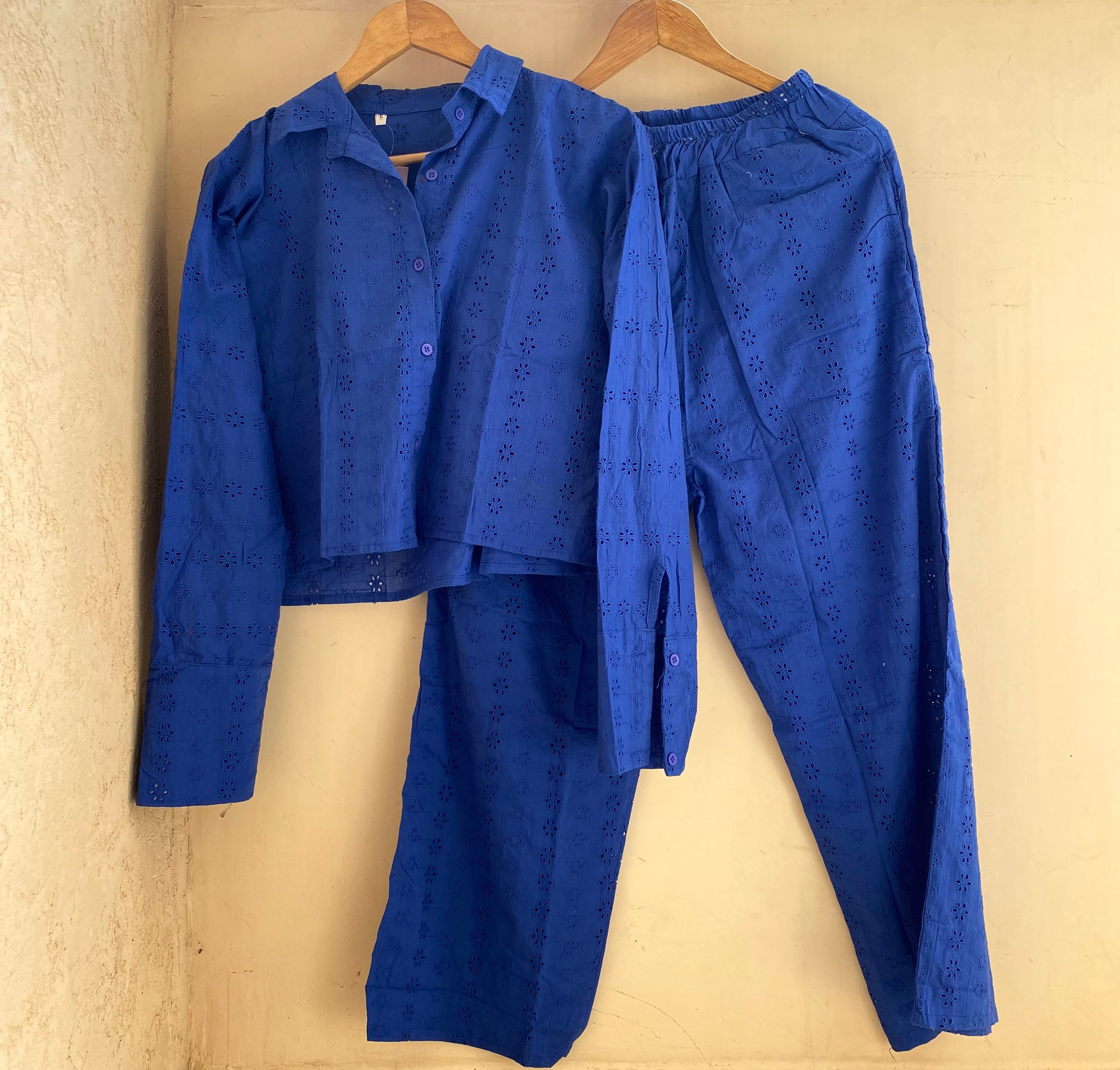 Dark Blue Chicken Co-Ord Set