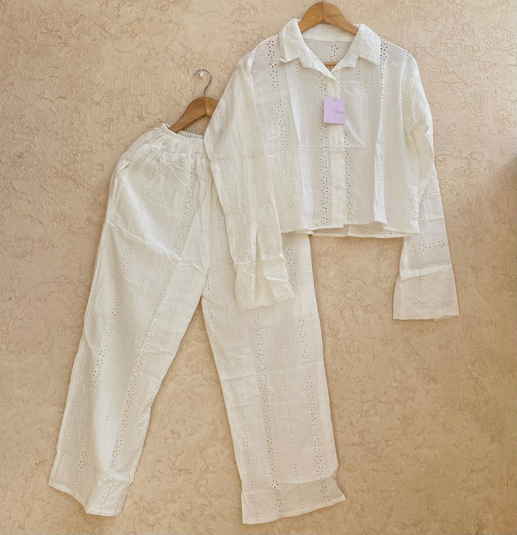 White Chicken Co-Ord Set