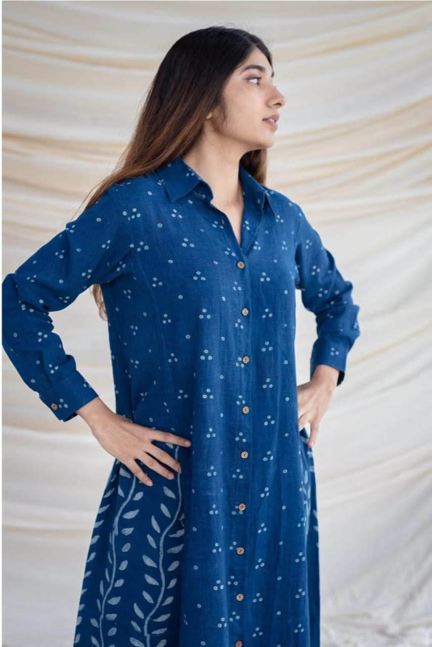 Blue Kurta with Palazzo