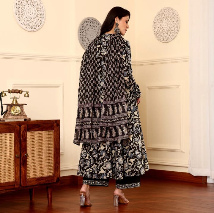 Black Anarkali Suit