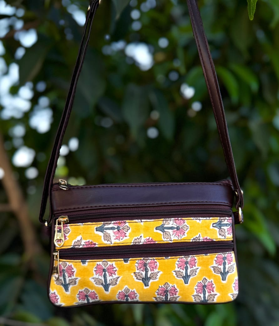 Jaipuri Print Sling Bag