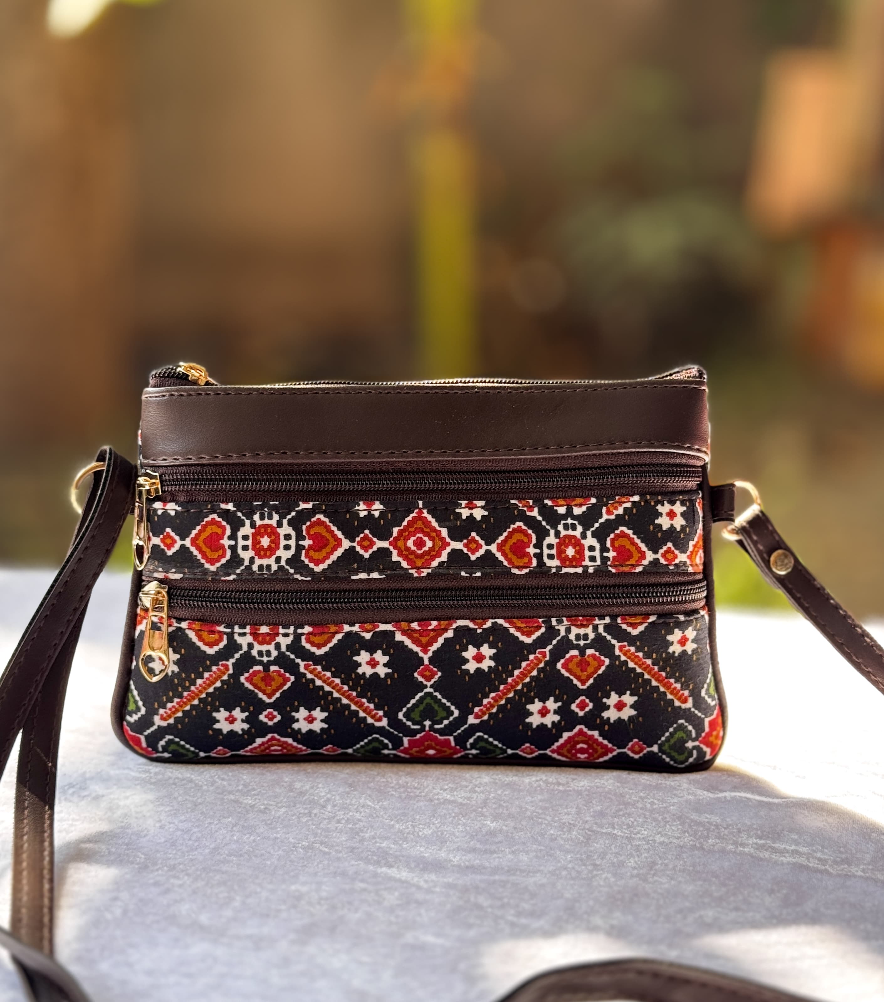 Jaipuri Print Sling Bag