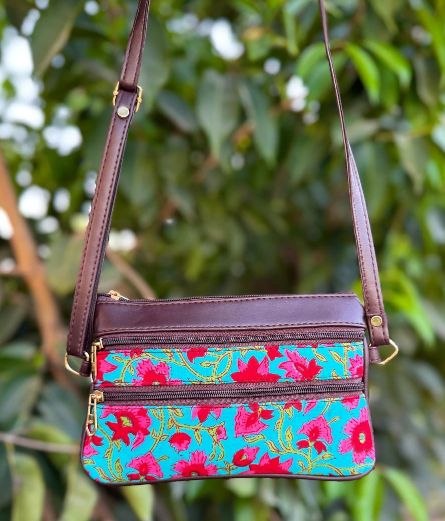 Jaipuri Print Sling Bag