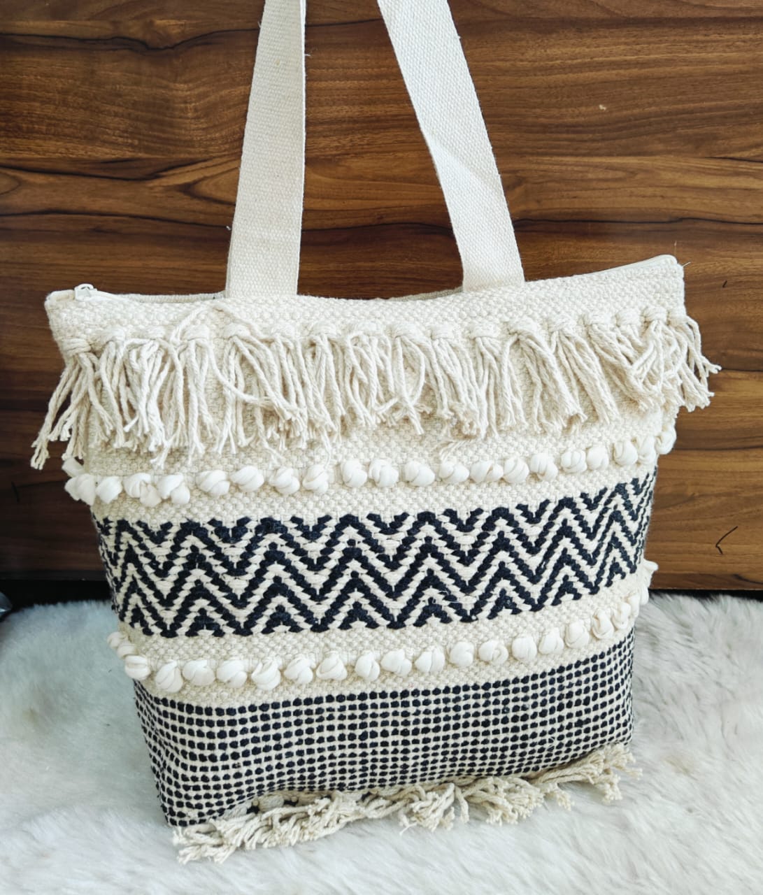 Raffia Tote Bag