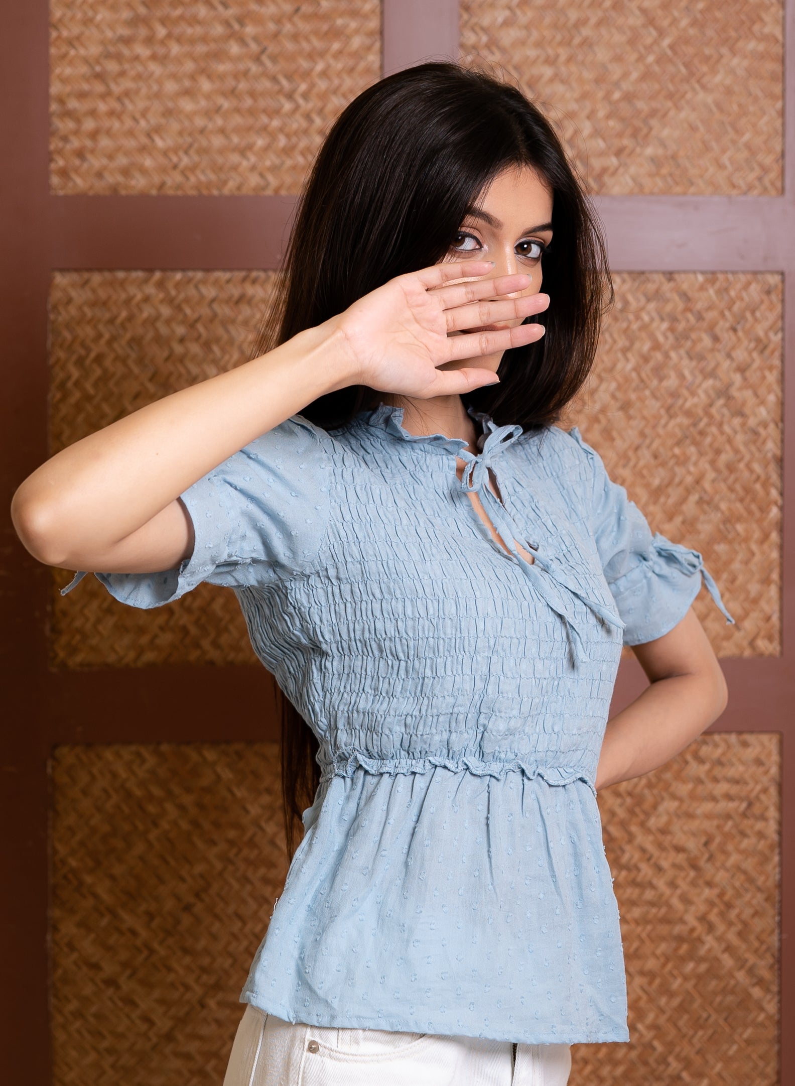 Pastel Blue Top